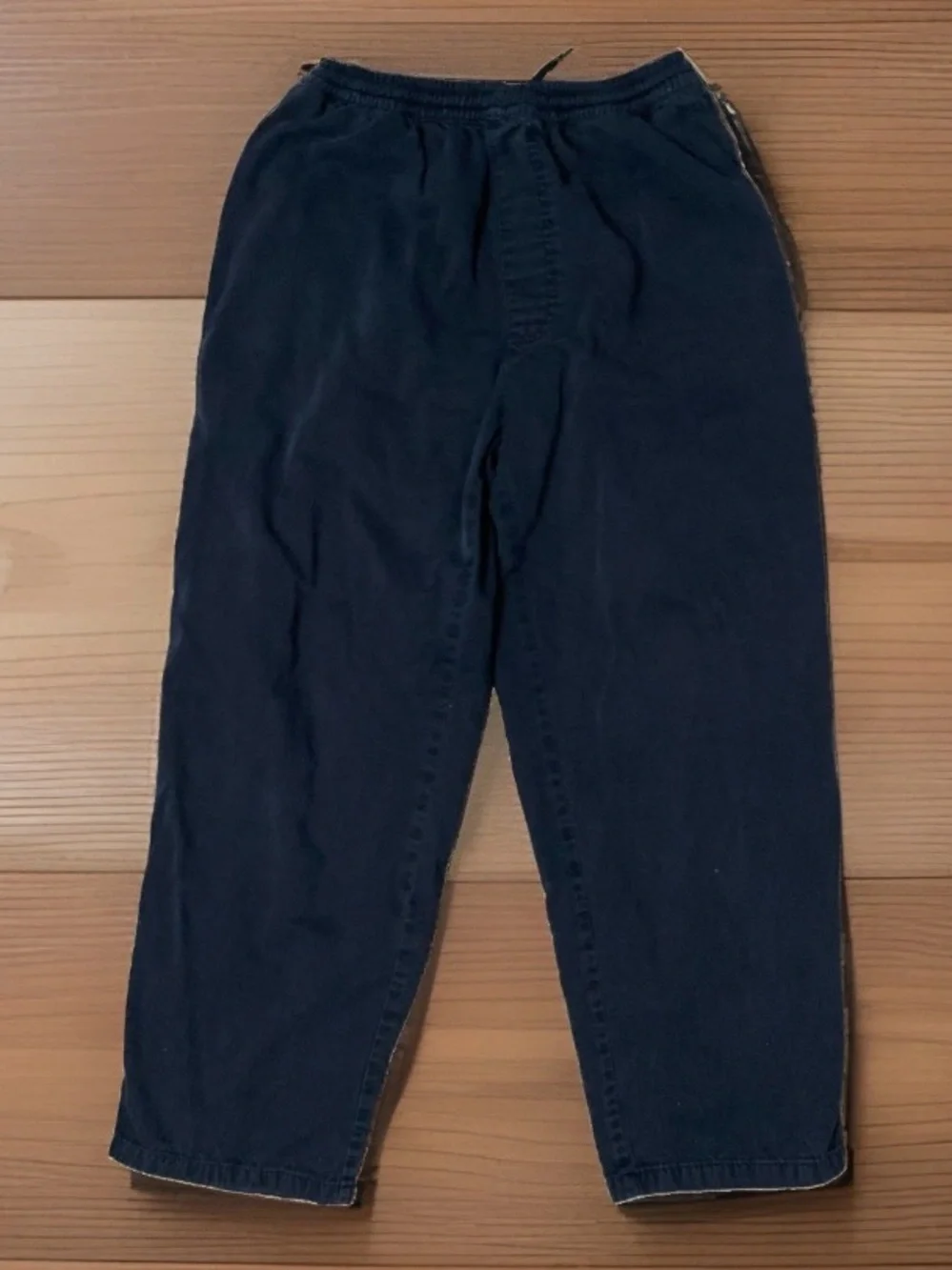 Polar Skate Co. Black Surf Pants Elastic Waist Drawstring Size Medium